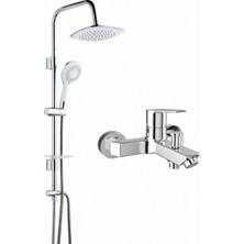 Kale Mare Banyo Bataryası ve Tema 53270 Tepe Duş Seti