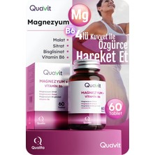 Quavit Magnezyum Vitamin B6 60 Tablet