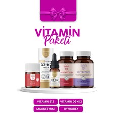 Erbatab Günlük Vitamin Paketi(Thyrobex, D3K2, B12, Magnezyum)