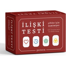 Psitera İlişki Testi - Çiftler için Samimiyet | 100 İletişim Kartı ve Rehber Kitap | 4 Kategori | Psikolog Zeynep Güler
