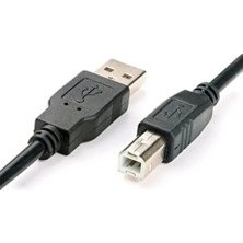 ZEYar TEKNOLOJİ 1,5 Metre Siyah Kaplamalı USB 2.0 Yazıcı ve Tarayıcı Kablosu - Tüm Markalarla Uyumlu