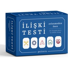 Psitera İlişki Testi - Evlenmeden Önce | 50 İletişim Kartı ve Rehber Kitap | 5 Kategori | Psikolog Zeynep Güler