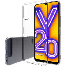 StilStoreTr Vivo Y11S Kılıf Kamera Korumalı Şeffaf Kalın Üstün Koruma Silikon Stsr