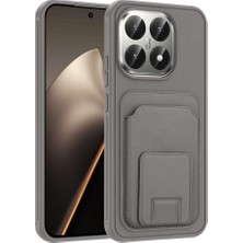 Nexaura Xiaomi 15T Kılıf Kartlıklı Standlı Kamera Yükseltili Silikon Nxar