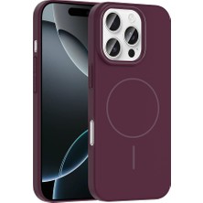 Subutu iPhone 16 Pro Kılıf Ince Magsafe Kamera Yükseltili Yumuşak Silikon Sbt
