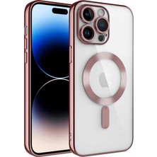 StilStoreTr iPhone 14 Pro Kılıf Magsafe Kamera Lens Korumalı Logo Gösteren Ince Hafif Stsr