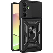 StilStoreTr Galaxy A16 Kılıf Sürgülü Kamera Koruyucu Manyetik Standlı Tank Koruma Stsr