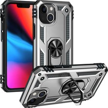 Subutu iPhone 13 Mini Kılıf Kamera Koruyucu Manyetik Standlı Tank Koruma Sbt