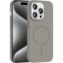 StilStoreTr iPhone 15 Pro Max Kılıf Ince Magsafe Kamera Yükseltili Yumuşak Silikon Stsr