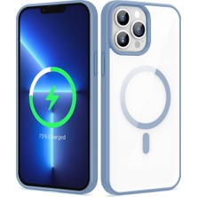 StilStoreTr iPhone 13 Pro Kılıf Kenarlar Ince Arka Kısım Magsafe Kamera Yükseltili Silikon Stsr