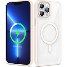 StilStoreTr iPhone 13 Pro Max Kılıf Kenarlar Ince Arka Kısım Magsafe Kamera Yükseltili Silikon Stsr