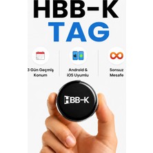 HBB-K Tag Akıllı Takip Cihazı – Android ve Apple Uyumlu