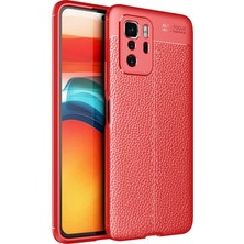 StilStoreTr Xiaomi Poco X3 Gt Kılıf Deri Görünümlü Silikon Kamera Korumalı Üstün Koruma Stsr