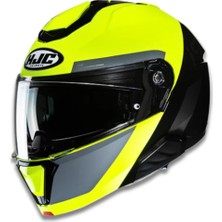 Hjc I91 Bina MC3H Çene Açılır Motosiklet Kaskı 2xl