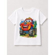 Mia Creative Art Kendi Tişörtünü Tasarla Boyama Seti (Neşeli Canavar Kamyon)