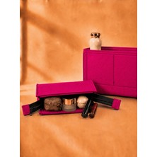 Marjinal W Club Çıkabilir Makyaj Çantalı Organizer Fuşya 28 x 15 x 12