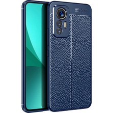 StilStoreTr Xiaomi Mi 12 Lite Kılıf Deri Görünümlü Silikon Kamera Korumalı Üstün Koruma Stsr
