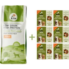 Kito Yetişkin Köpek Maması 2,5 kg + Tavuk Etli Kito Fresh x 6