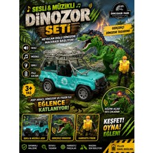 Marka Samatlı Oyuncak Sesli Müzikli Dinozor Seti 12015-SARI