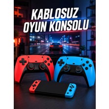 Akıllı Bayi Kablosuz Oyun Konsolu HDMI Çıkışlı Çift Kontrolcülü Retro Oyun Seti