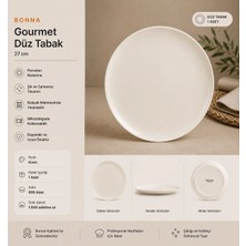 Gourmet Düz Tabak 27 cm