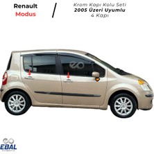 Ebal Oto Renault Modus Krom Kapı Kolu Seti 4 Kapı 2005 Üzeri P. Çelik