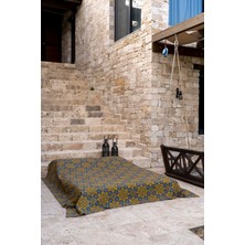 Cotton Collection Çift Kişilik Yatak Örtüsü Aurum