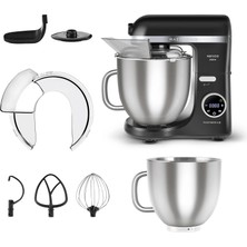 Karaca Mastermaid Chef Ultra D2000W Dijital Ekranlı Hamur Yoğurma Makinesi Shadow Gray 7l