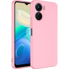 Nexaura Vivo Y16 Kılıf Yumuşak Silikon Kamera Korumalı Lansman Nxar