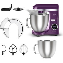 Karaca Mastermaid Chef Ultra D2000W Dijital Ekranlı Hamur Yoğurma Makinesi Grape Purple 7l
