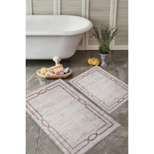 Dijital Baskılı Yıkanabilir Banyo Paspası Takımı