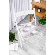 Remhome Rem Home Dijital Baskılı Pofidik Kare Sandalye Minderi