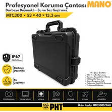 Mano Mtc 300 Profesyonel Kırılmaz Takım Çantası, Polipropilen Siyah Renk ( Boş )