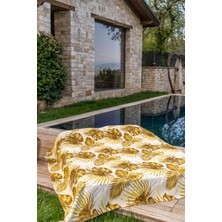 Cotton Collection Tek Kişilik Yatak Örtüsü Palmera