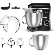 Karaca Mastermaid Chef Ultra D2000W Dijital Ekranlı Hamur Yoğurma Makinesi Black 7L Paslanmaz Çelik