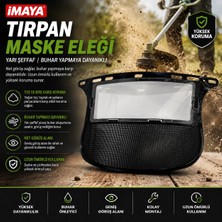 İmaya Tırpan Maskesi Eleği Yarı Şeffaf (Buhar Yapmaz)