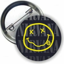 OEM Nirvana Buton Rozet, TYBBLCRHQA39HNN929