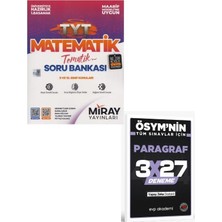 Anla Kazan Yayınları 2027 Miray 2027 Tyt Matematik Maarif Model Tematik Soru Bankası+Evp Akademi Paragraf