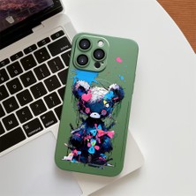 HONTINGA iPhone 14 Pro Max ile Uyumlu Kılıf Magsafe Wireless Düşüme Önleyici Basitlik Anti Düşme Kamera Korumali Yaratıcı Desen Silikon Telefon Kılıfı Kadın ve Erkek Için Uygundur K7-1061