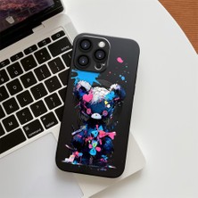 HONTINGA iPhone 15 Pro Max ile Uyumlu Kılıf Magsafe Wireless Düşüme Önleyici Basitlik Anti Düşme Kamera Korumali Yaratıcı Desen Silikon Telefon Kılıfı Kadın ve Erkek Için Uygundur K7-1061