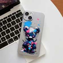 HONTINGA iPhone 15 Plus ile Uyumlu Kılıf Magsafe Wireless Düşüme Önleyici Basitlik Anti Düşme Kamera Korumali Yaratıcı Desen Silikon Telefon Kılıfı Kadın ve Erkek Için Uygundur K7-1061