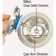 OEM Paslanmaz Çelik Evye Mutfak Lavabo Gider Süzgeci Lavabo Tıpası