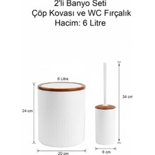 Çöp Kovası Tuvalet Fırçası Seti
