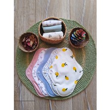ECOSOFT Yıkanabilir Doğal Kadın Pedi Normal 5'li Pamuk ve Bambu Kanatlı Kokusuz Kullanım