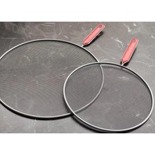 Yağ Sıçratmaz Tel Süzgeç 33CM 25CM 2li Set