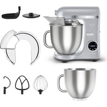 Karaca Mastermaid Chef Ultra D2000W Dijital Ekranlı Hamur Yoğurma Makinesi Silver 7 L 