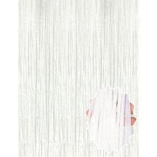 Aslanoğlu Store Soft Beyaz Renk Duvar ve Kapı Perdesi Ithal 100X200 cm