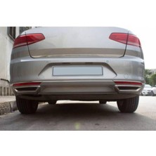 OEM Volkswagen Ile Uyumlu Passat Ile Uyumlu B8 Krom Egzoz Görünümlü Difüz
