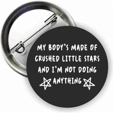 OEM Mitski - My Body’s Made Of Crushed Little Stars Y2K Style Buton Rozet