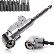 OEM 12 Parça 1/4'' Bits Uç ve Köşe Vidalama Adaptörü Seti
